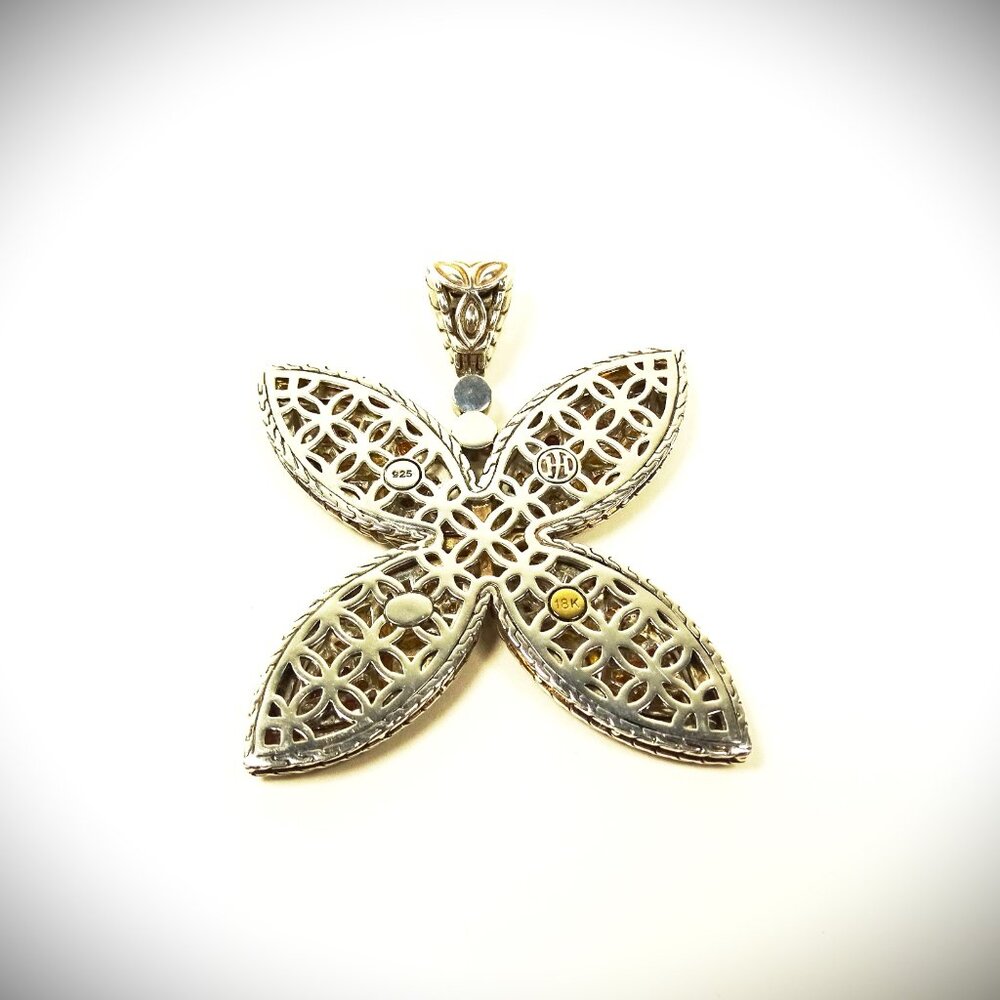 JOHN HARDY Citrine & Garnet Batu Kawung Pendant & Chain Necklace - Picture 10 of 11